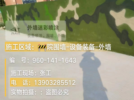 渝中 迷彩漆喷涂价格（按平方米计费）